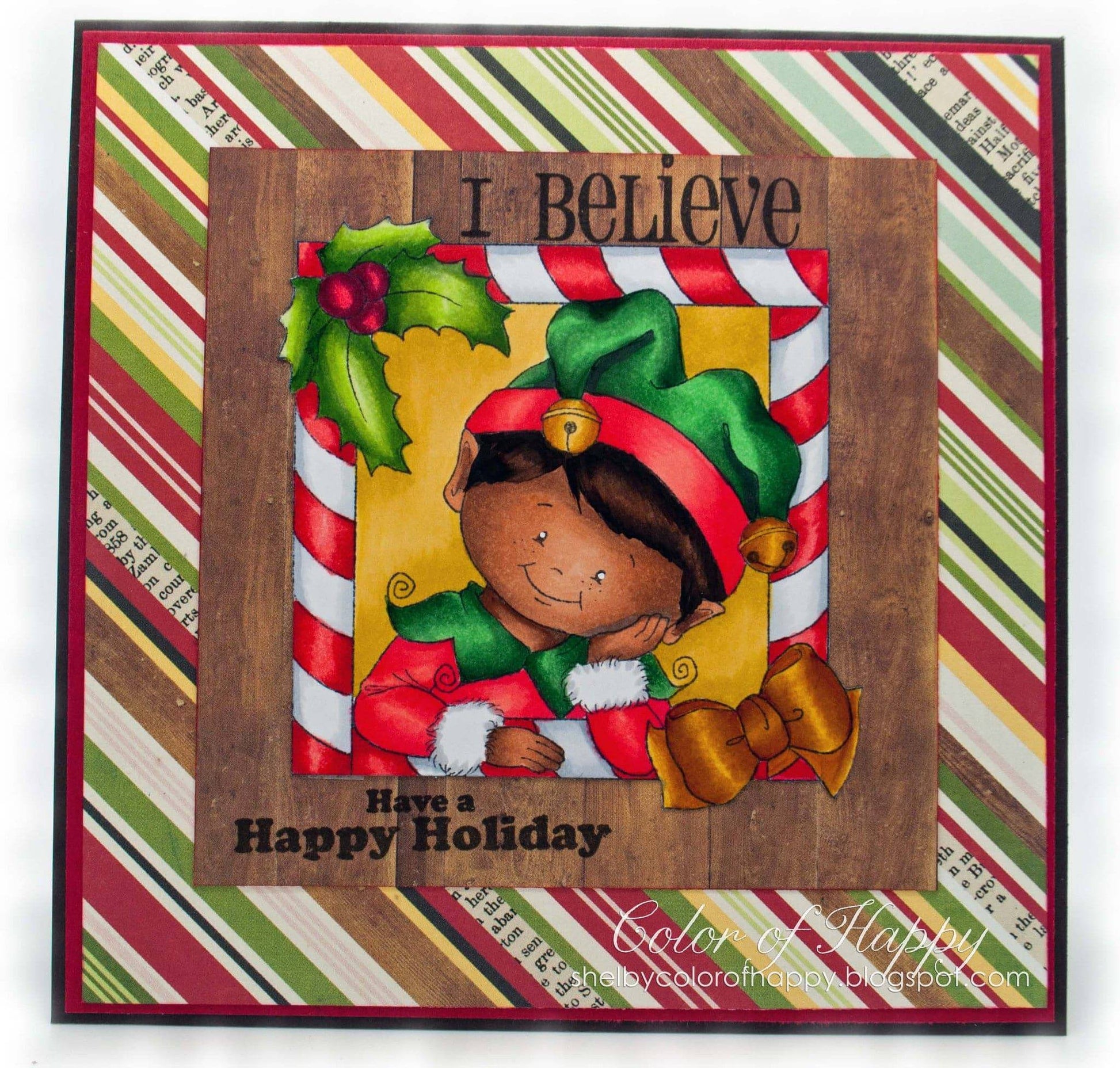 Elf Frame - Digital Stamp - Whimsy Stamps