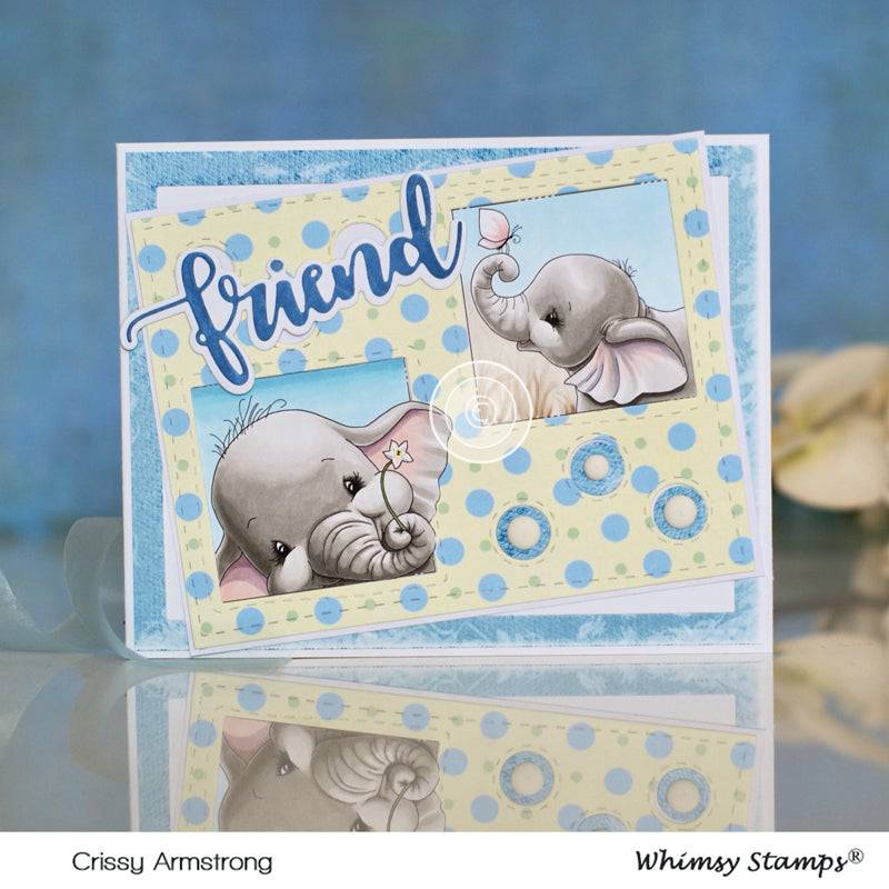 Ellie Summer Squares - Digital Stamp - Whimsy Stamps