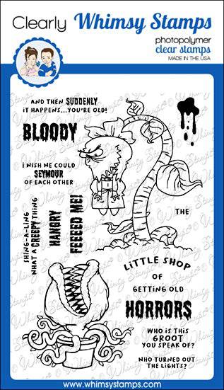 Feed Me Clear Stamps - Whimsy Stamps