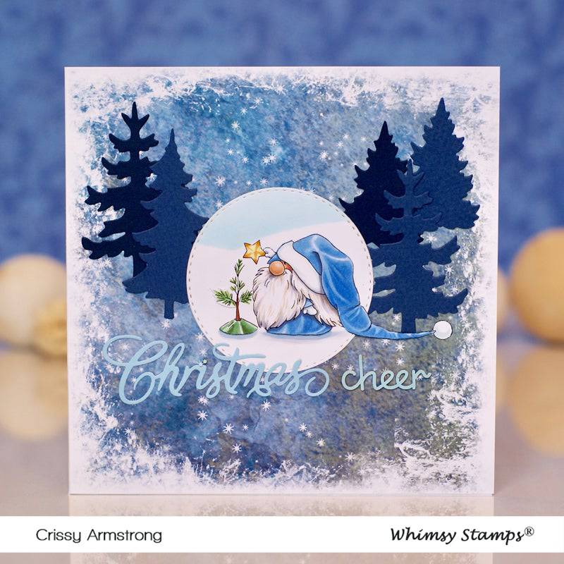 Gnome for the Holidays Clear Stamps - Whimsy Stamps