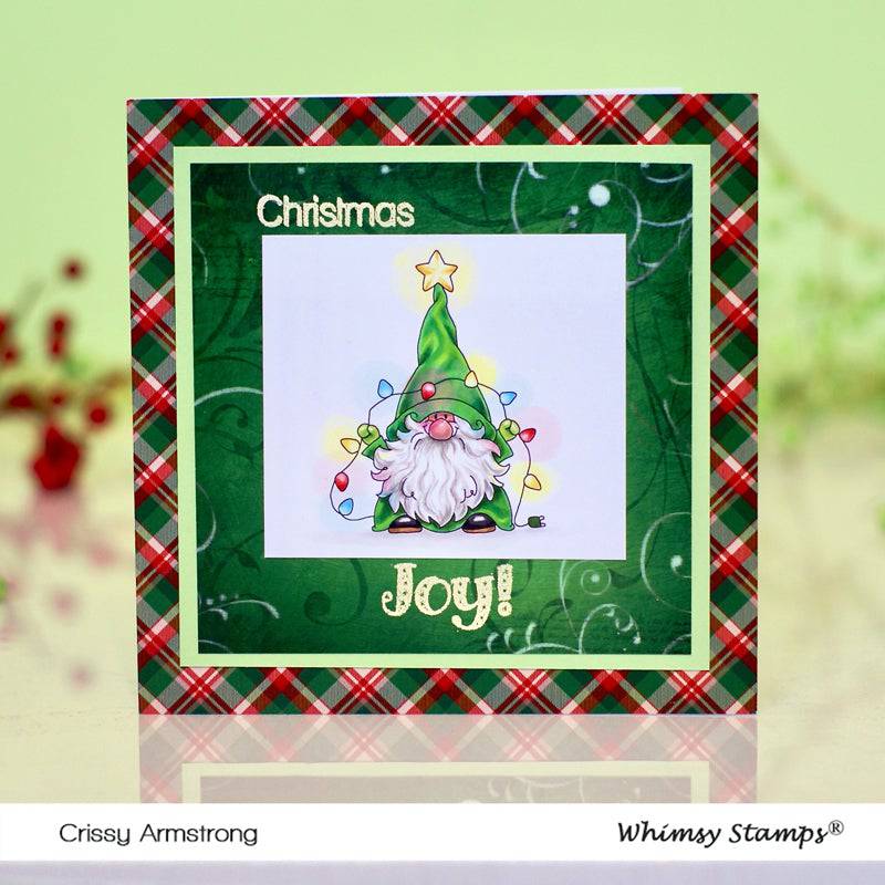 Gnome for the Holidays Clear Stamps - Whimsy Stamps