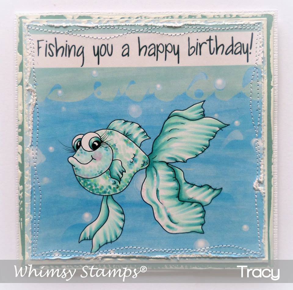 Goldfish Gunther - Digital Stamp - Whimsy Stamps