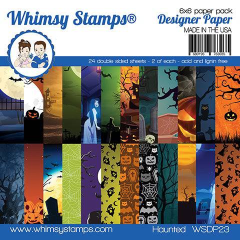 6x6 Paper Pack - Haunted - Whimsy Stamps