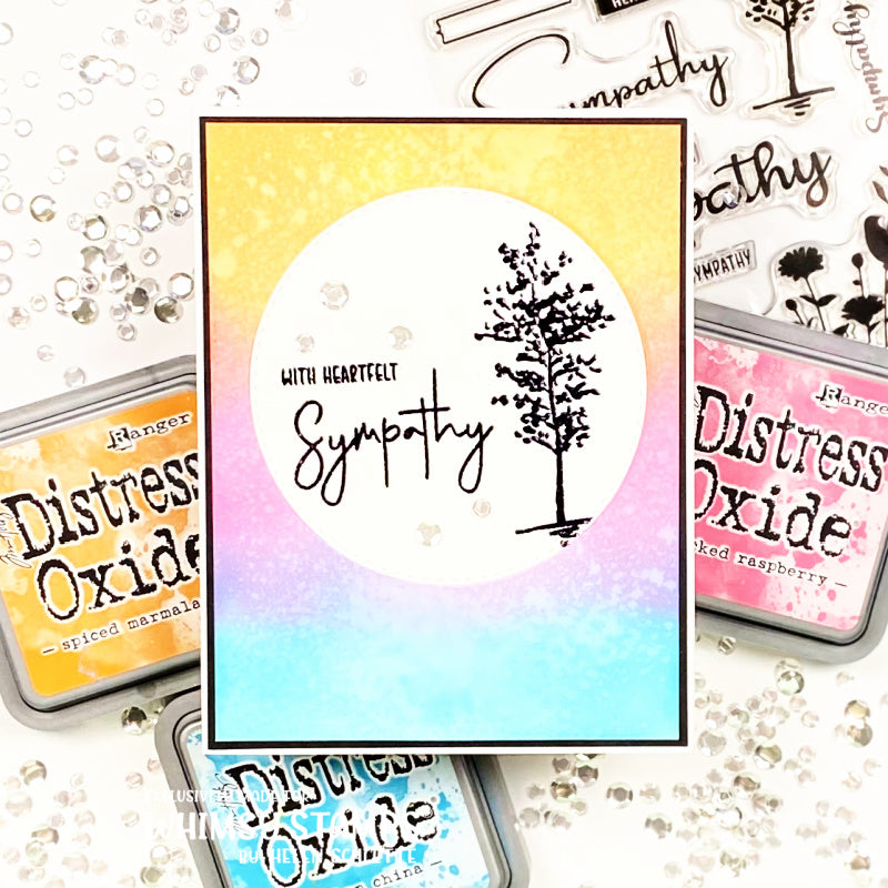 **NEW Sympathy Silhouette Clear Stamps - Whimsy Stamps