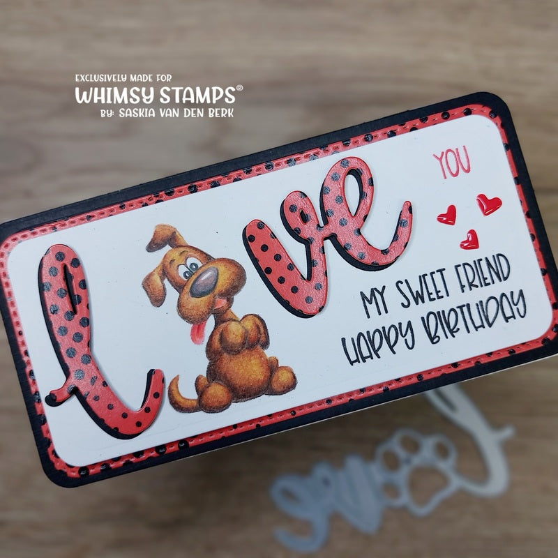 Doggie Fun Times Clear Stamps - Whimsy Stamps