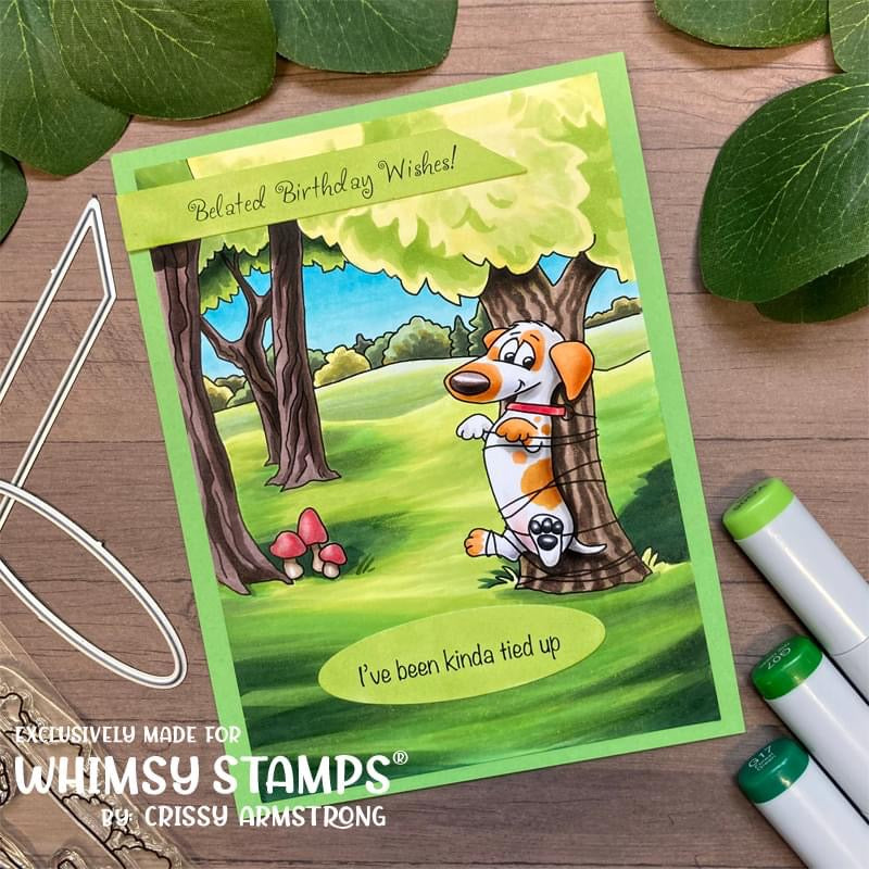 **NEW Doggie Naughty Clear Stamps - Whimsy Stamps