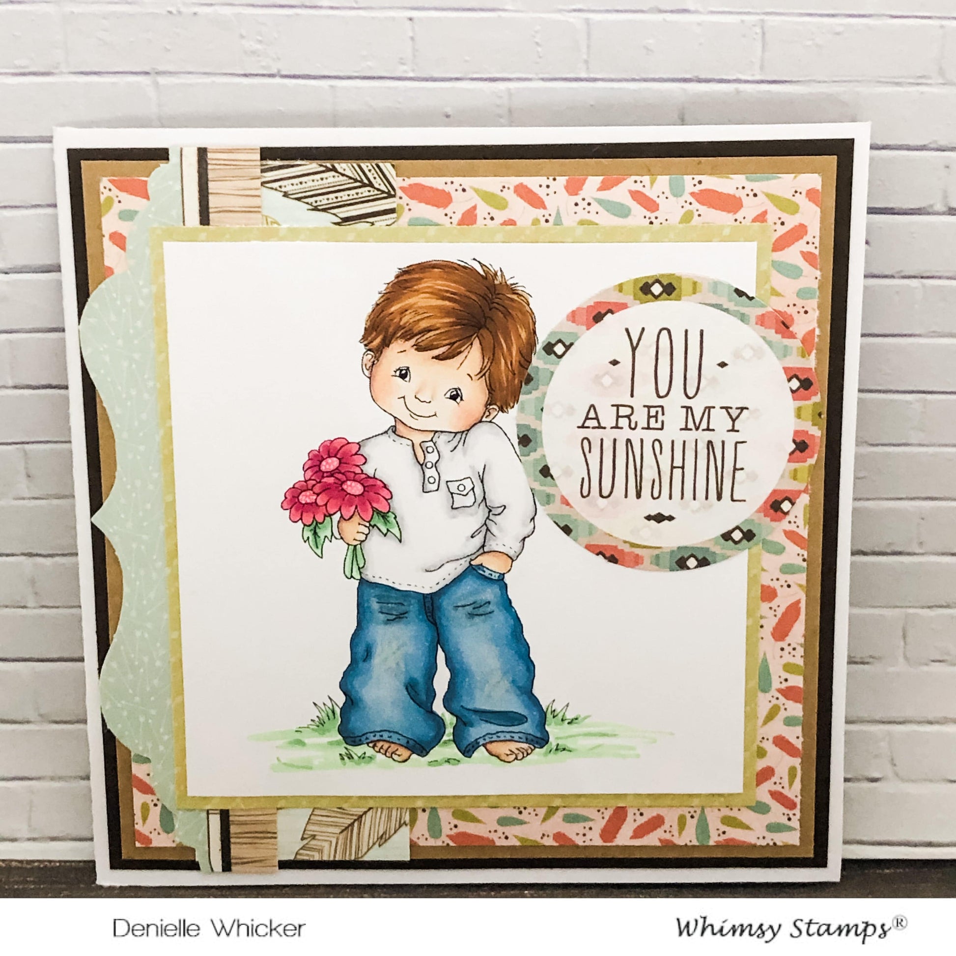 Flowers for You - Digital Stamp - Whimsy Stamps