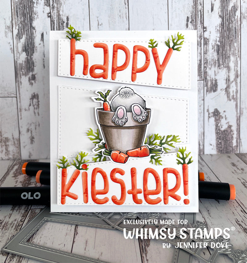 Cutie ABC Die Set - Whimsy Stamps