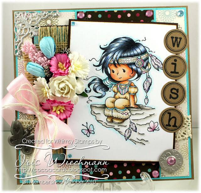 Wyanet (Beautiful) - Digital Stamp - Whimsy Stamps