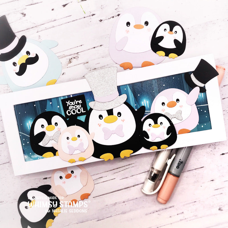 Penguin Pals Die Set - Whimsy Stamps