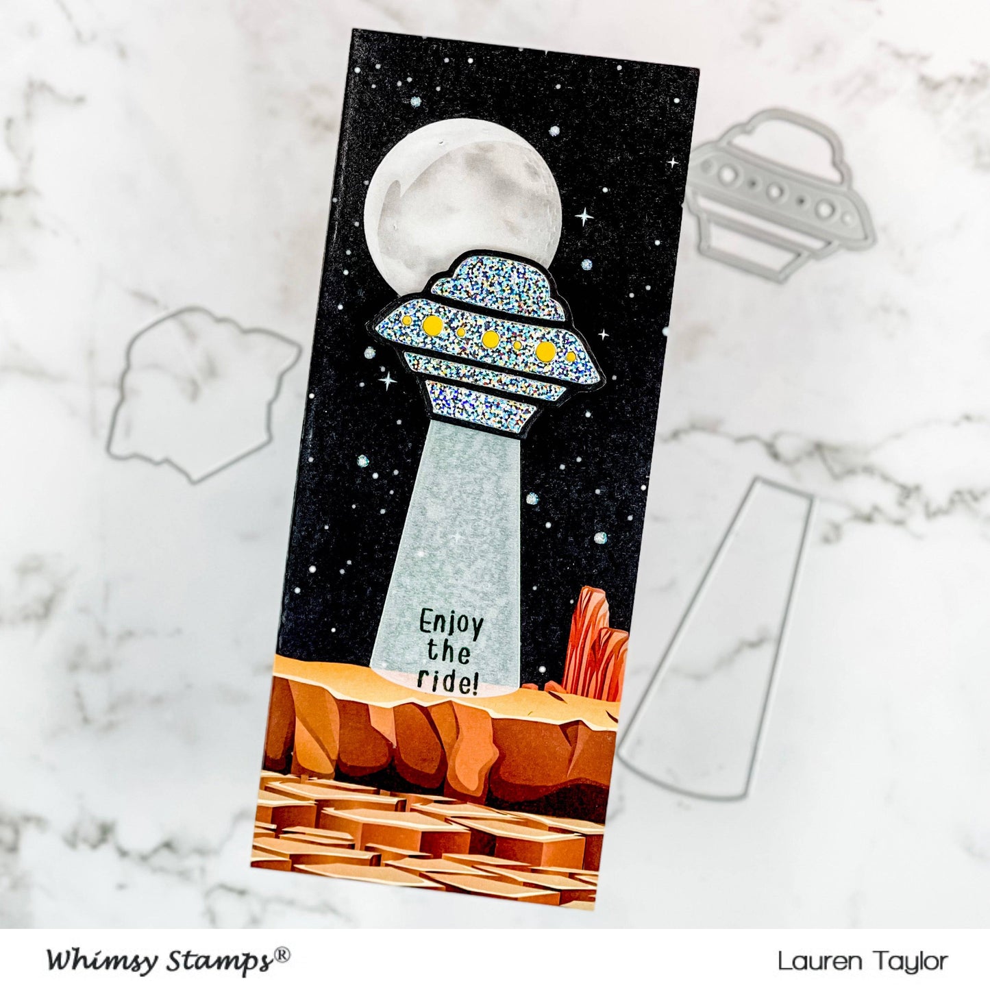 UFO Die Set - Whimsy Stamps