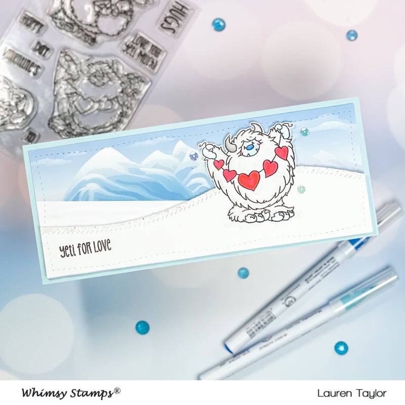 Slimline Envelope Edger Die Set - Whimsy Stamps