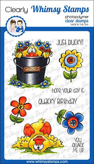 Lucky Ducky Clear Stamps - Whimsy Stamps