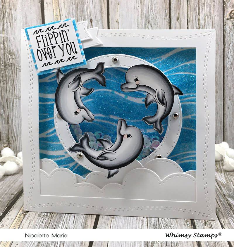 Making Waves Stencil - Whimsy Stamps