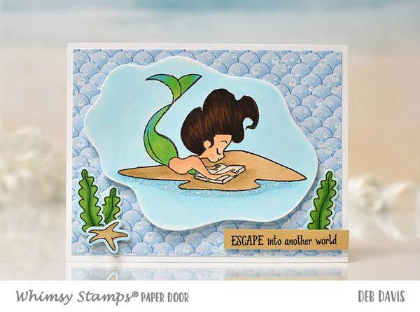 6x6 Paper Pack - Mermaid - Whimsy Stamps