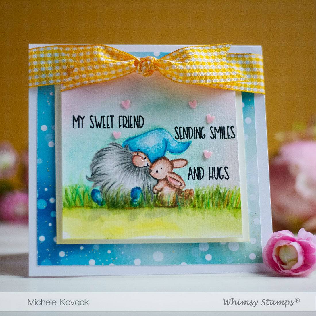 Gnome Think Spring Clear Stamps - Whimsy Stamps