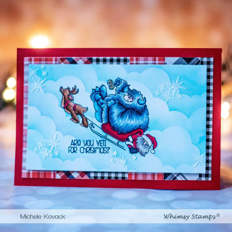 Yeti for Christmas Clear Stamps - Whimsy Stamps