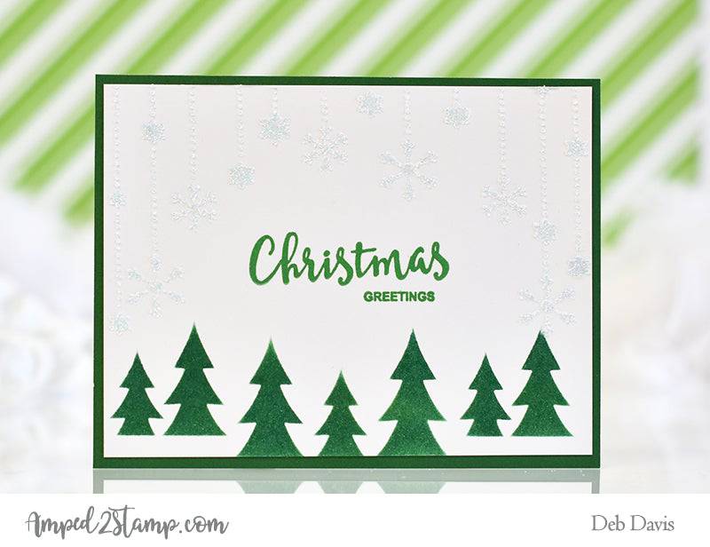 Snow Dangle Stencil - Whimsy Stamps