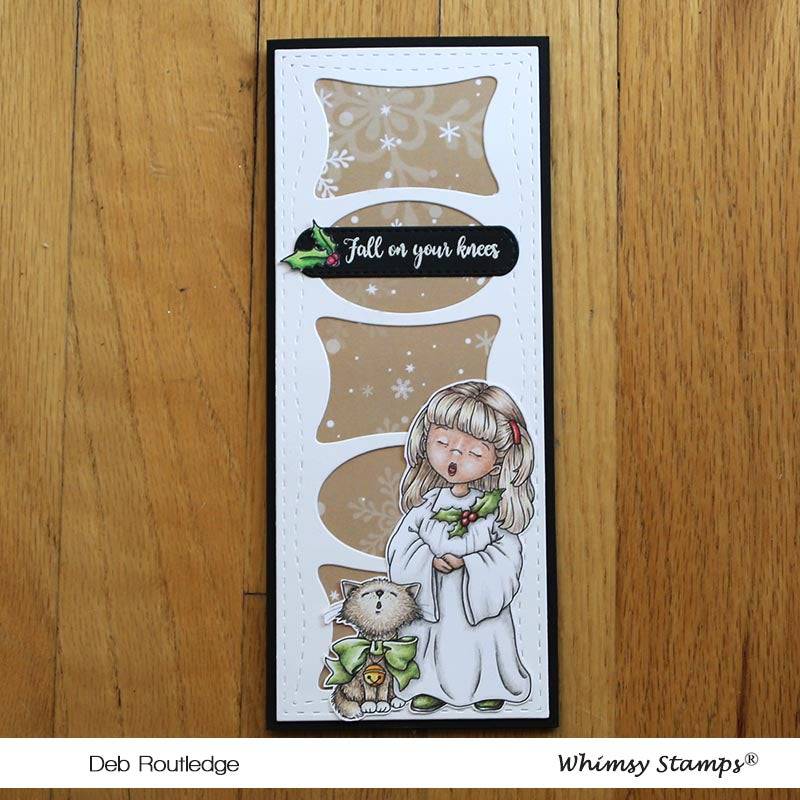 Christmas Choir Kids - Digital Stamp - Whimsy Stamps