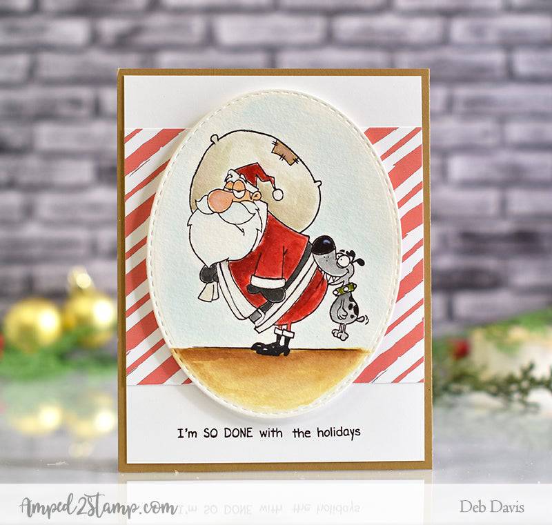 Holly Jolly My Butt Clear Stamps - Whimsy Stamps