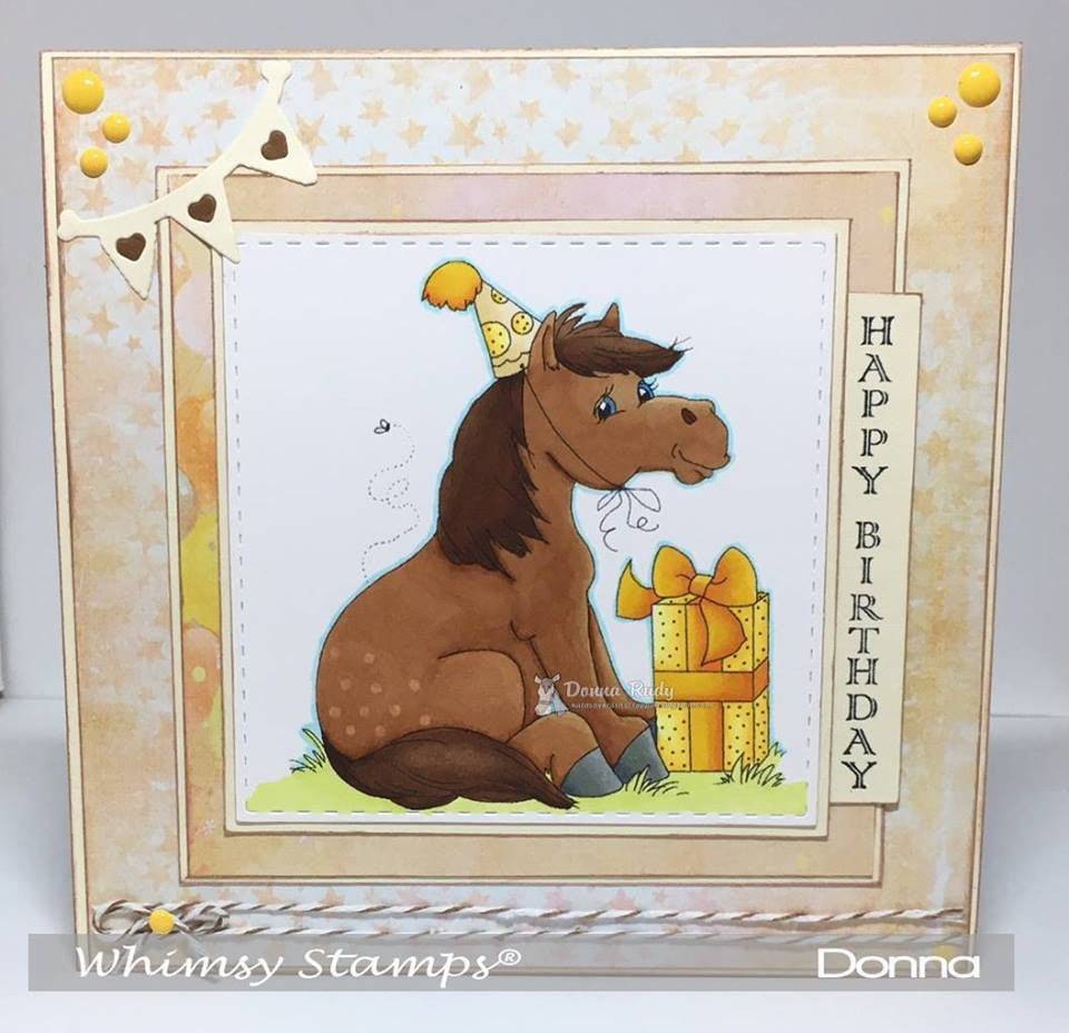 Pony Presents - Digital Stamp - Whimsy Stamps