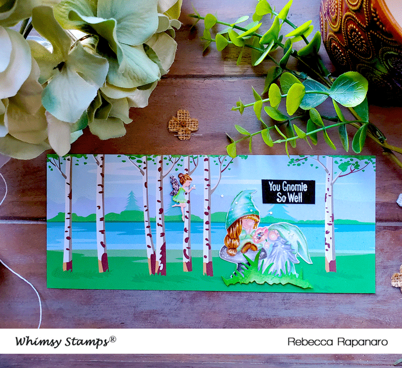 Slimline Paper Pack - Enchanted Forest - Whimsy Stamps