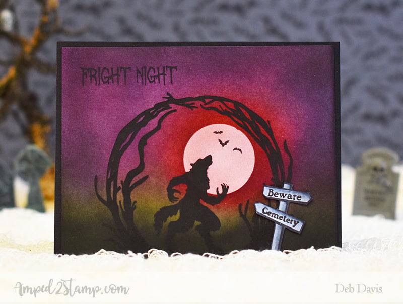 Howling Night Clear Stamps - Whimsy Stamps