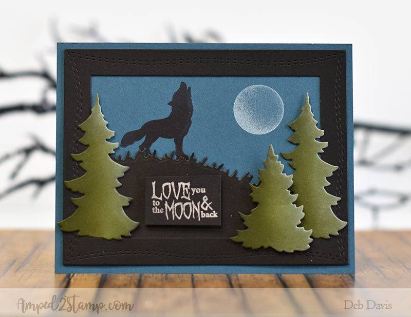 Howling Night Clear Stamps - Whimsy Stamps