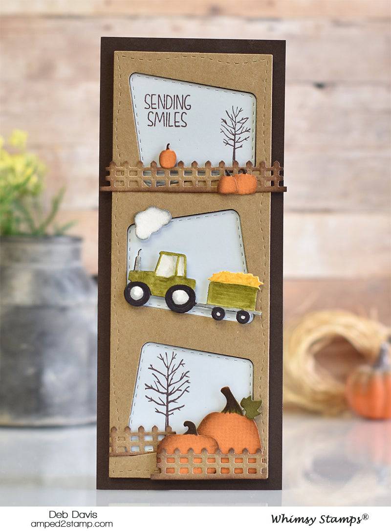 Slimline Marquee Die - Whimsy Stamps