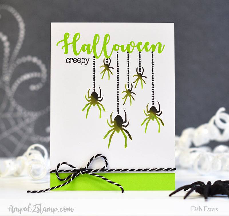 Halloween Creatures Stencil - Whimsy Stamps