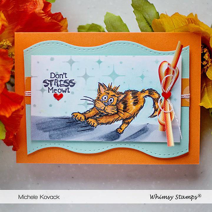 Cattitude Clear Stamps - Whimsy Stamps