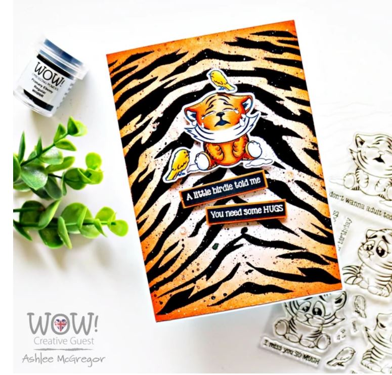 **NEW Tabby Tigers Clear Stamps - Whimsy Stamps