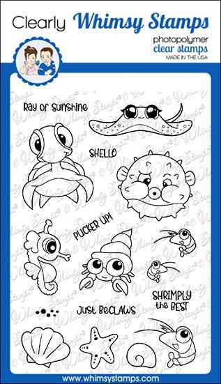 Under the Sea Clear Stamps - Whimsy Stamps